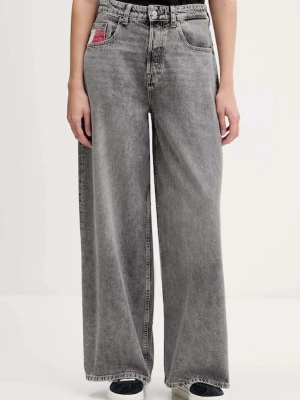 Tommy Jeans jeansy damskie kolor szary DW0DW22128