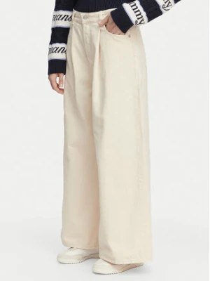 Tommy Jeans Jeansy DW0DW22409 Kremowy Loose Fit