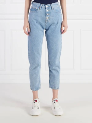 Tommy Jeans Jeansy IZZIE HR SLIM ANKLE BF | slim boyfriend fit niebieski