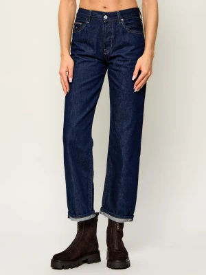 Tommy Jeans Jeansy Kira DJ9050 | Straight fit | mid rise granatowy
