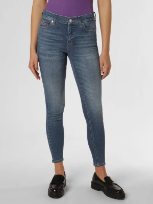 Tommy Jeans Jeansy Kobiety Bawełna niebieski jednolity,