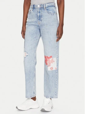 Tommy Jeans Jeansy Layla DW0DW20017 Niebieski Straight Fit