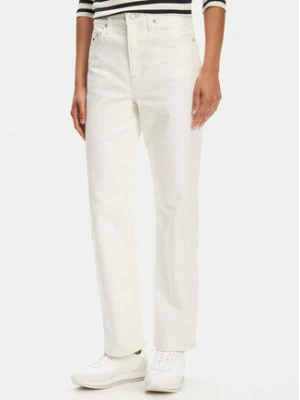 Tommy Jeans Jeansy Layla DW0DW20481 Biały Slim Fit