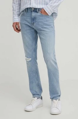 Tommy Jeans jeansy męskie kolor niebieski DM0DM18747