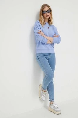 Tommy Jeans jeansy Nora damskie kolor niebieski DW0DW16011