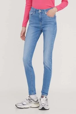 Tommy Jeans jeansy Nora damskie kolor niebieski DW0DW17159