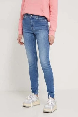 Tommy Jeans jeansy Nora damskie kolor niebieski DW0DW17568