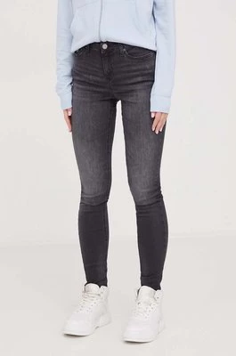 Tommy Jeans jeansy Nora damskie kolor szary DW0DW17150