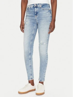 Tommy Jeans Jeansy Nora DW0DW20024 Niebieski Skinny Fit