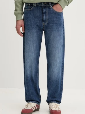 Tommy Jeans jeansy regularne męskie granatowy