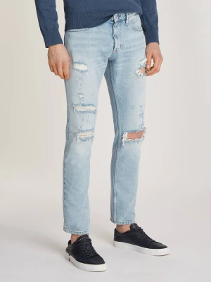 Tommy Jeans Jeansy Scanton | Slim Fit niebieski