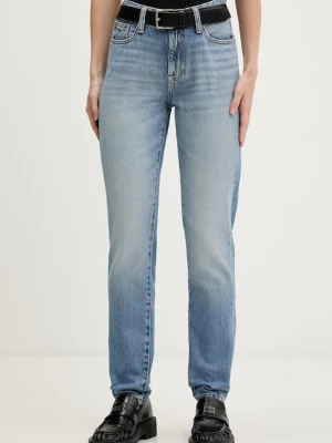 Tommy Jeans jeansy slim fit damskie niebieski