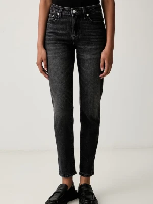 Tommy Jeans jeansy slim fit damskie czarny