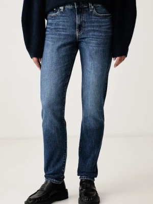 Tommy Jeans jeansy slim fit damskie granatowy