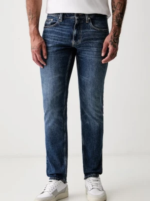 Tommy Jeans jeansy slim fit męskie granatowy