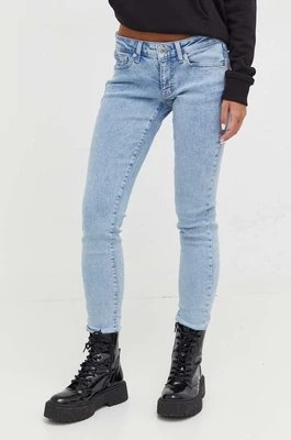 Tommy Jeans jeansy Sophie damskie kolor niebieski DW0DW16013