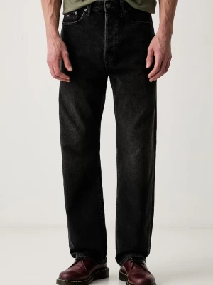 Tommy Jeans jeansy straight męskie czarny