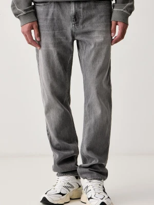 Tommy Jeans jeansy straight męskie szary