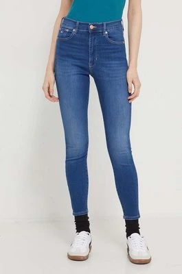 Tommy Jeans jeansy Sylvia damskie kolor niebieski DW0DW17592