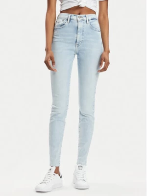 Tommy Jeans Jeansy Sylvia DW0DW17590 Błękitny Skinny Fit