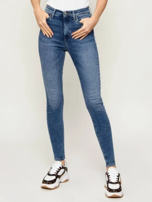 Tommy Jeans Jeansy SYLVIA | Skinny fit | high waist niebieski
