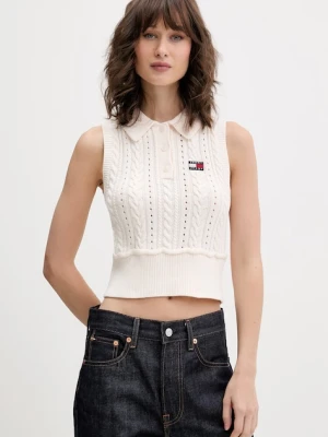 Tommy Jeans kamizelka damska bawełniana