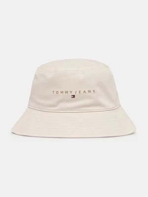 Tommy Jeans kapelusz bawełniany kolor beżowy bawełniany AM0AM13420