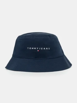 Tommy Jeans kapelusz bawełniany kolor granatowy bawełniany AW0AW17311