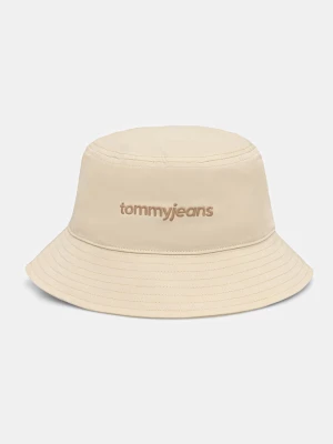 Tommy Jeans kapelusz bucket męski bawełniany beżowy