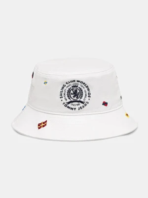 Tommy Jeans kapelusz bucket męski bawełniany biały