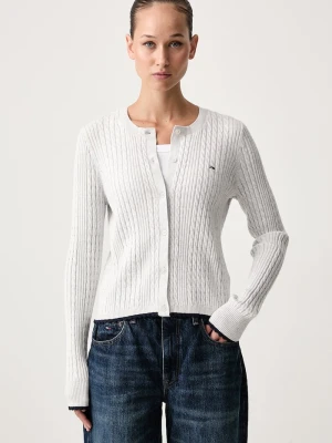 Tommy Jeans kardigan damski szary