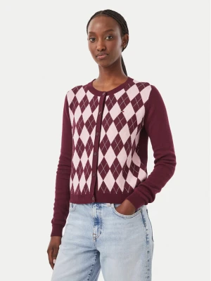 Tommy Jeans Kardigan Essential DW0DW23363 Fioletowy Regular Fit