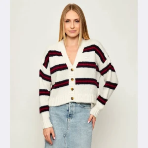 Tommy Jeans Kardigan | Loose fit | z dodatkiem wełny