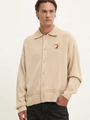 Tommy Jeans kardigan z domieszką wełny