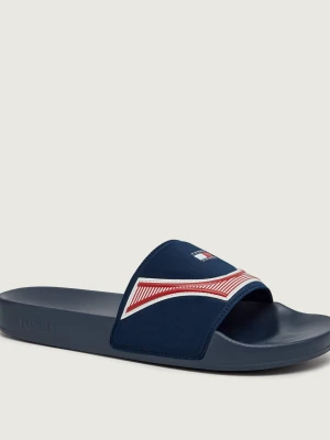 Tommy Jeans Klapki granatowy