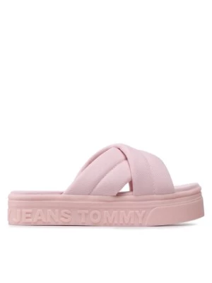 Tommy Jeans Klapki Fltfrm Sandal EN0EN02116 Różowy