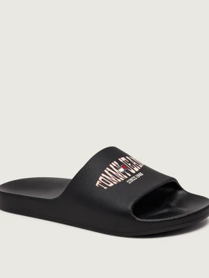 Tommy Jeans Klapki czarny