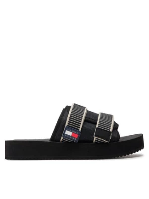 Tommy Jeans Klapki Tjm Sandal Casual EM0EM01389 Czarny