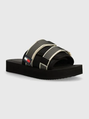 Tommy Jeans klapki TJM SANDAL CASUAL męskie kolor czarny EM0EM01389