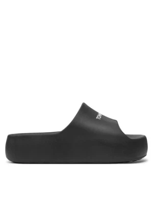 Tommy Jeans Klapki Tjw Chunky Flatform Slide EN0EN02586 Czarny