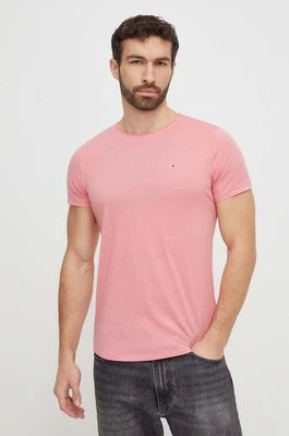 Tommy Jeans kolor różowy gładki DM0DM09586