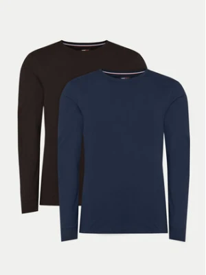 Tommy Jeans Komplet 2 longsleeve DM0DM20731 Kolorowy Slim Fit