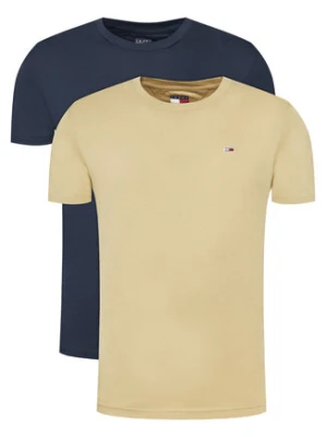 Tommy Jeans Komplet 2 t-shirtów DM0DM20687 Kolorowy Slim Fit