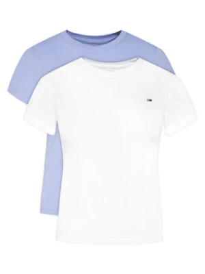 Tommy Jeans Komplet 2 t-shirtów DW0DW21366 Kolorowy Slim Fit