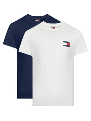 Tommy Jeans Komplet 2 t-shirtów Ess Flag DM0DM22143 Kolorowy Slim Fit