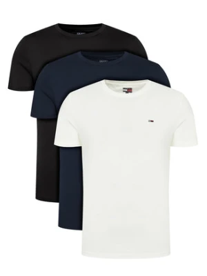 Tommy Jeans Komplet 3 t-shirtów DM0DM21579 Kolorowy Slim Fit