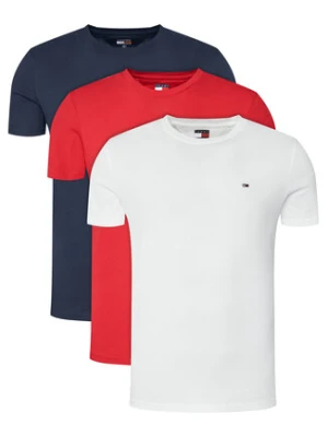 Tommy Jeans Komplet 3 t-shirtów DM0DM21579 Kolorowy Slim Fit