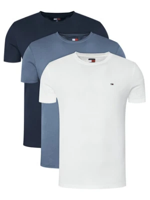 Tommy Jeans Komplet 3 t-shirtów DM0DM21579 Kolorowy Slim Fit