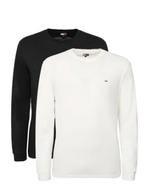 Tommy Jeans Komplet longsleeve DM0DM22148 Czarny Slim Fit