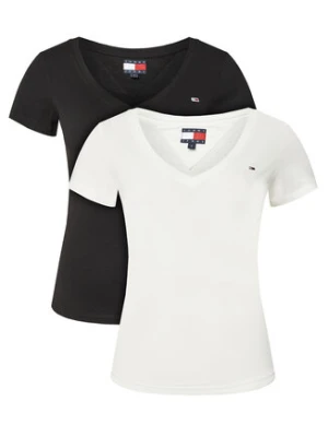 Tommy Jeans Komplet t-shirtów DW0DW21367 Kolorowy Slim Fit
